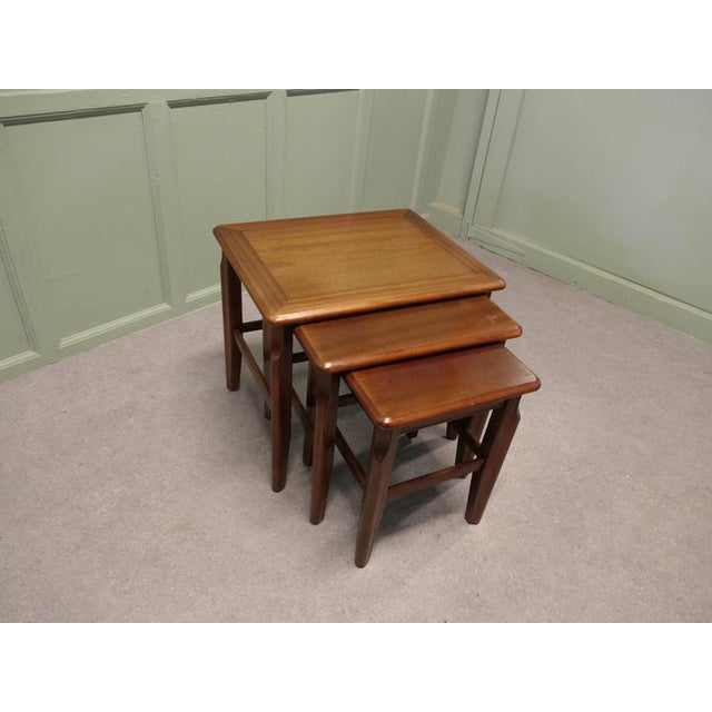 Nesting Tables, 1970s, Set of 3 For Sale - Image 4 of 8
