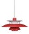 Red PH 5 Hanging Lamp by Poul Henningsen for Louis Poulsen, 1960s For Sale