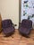 This is an exceptional matching set of four vintage Steelcase Model 451 swivel chairs, manufactured in 1978. Inspired by...