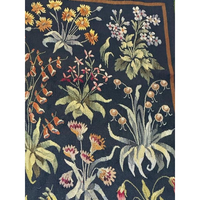 Vintage French Handwoven Aubusson Tapestry, 1920s For Sale - Image 11 of 18