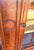 Antique 1920s Federal Hepplewhite Revival Walnut China Cabinet Display Hutch For Sale - Image 11 of 14