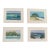 “Hawaiian Paradise” a Collection of Miniature Original Watercolors by Nancy Smith — Set of 4 For Sale