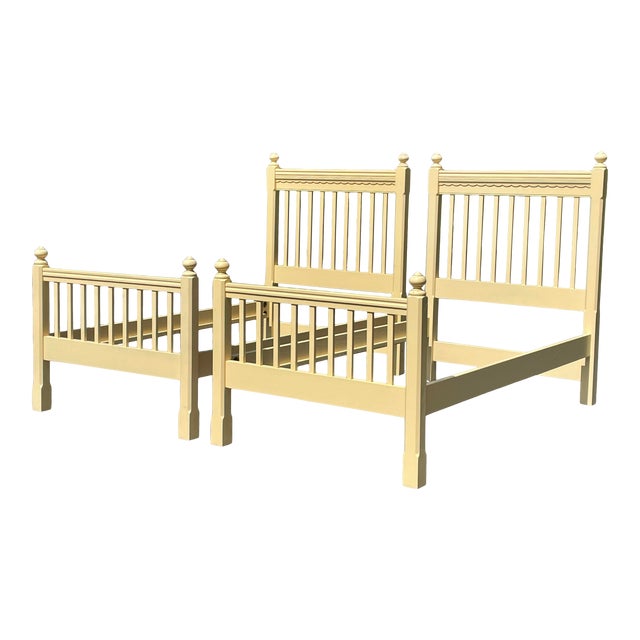 Vintage Twin Bed Frames a Pair Chairish