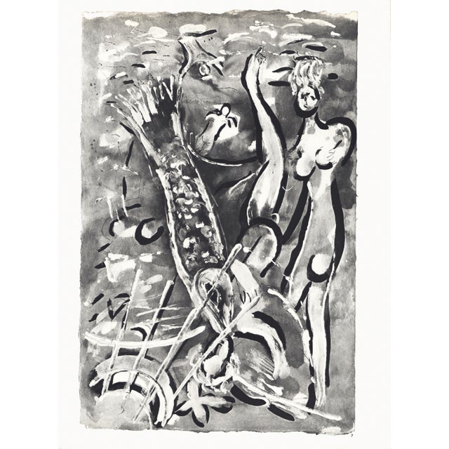 Original héliogravure by March Chagall from the famous last issue of Verve (Number 37-38), published in 1960. While many...