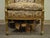 Antique French Louis XVI Victorian Gold Gilt Wood Wing Back Bergere Arm Chair For Sale - Image 4 of 10