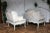 Pair of Mid 20th Century Louis XV Wingback Bergère Armchairs – Floral Upholstery For Sale In Los Angeles - Image 6 of 18