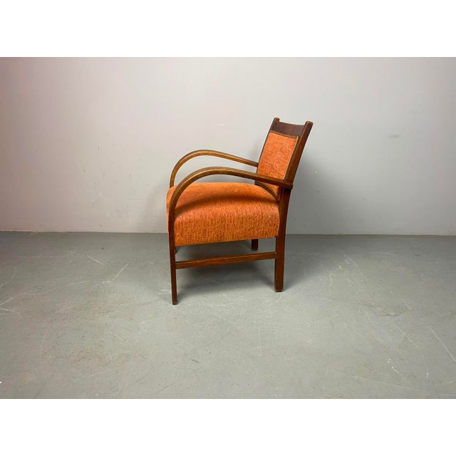 Dutch Art Deco Sculptural Armchairs, 1930s, Set of 2 For Sale - Image 13 of 18