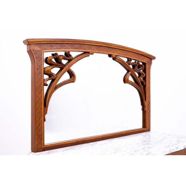 Brown Antique Dressing Table, France, 1900s For Sale - Image 8 of 13