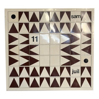 Vintage Perpetual Calendar, 1970s For Sale