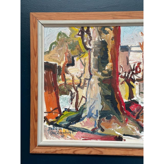 Olle Blomberg, Paris, 1964, Oil on Panel, Framed For Sale - Image 16 of 18
