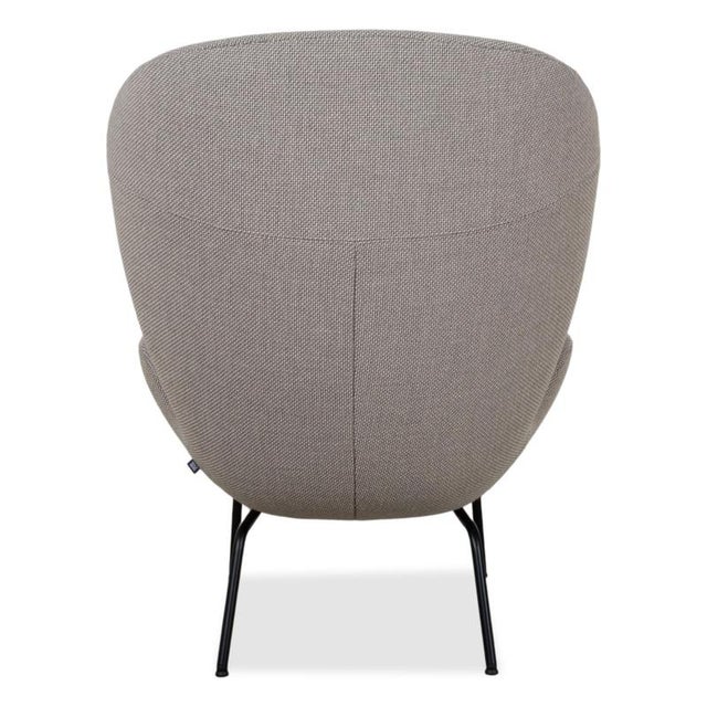 Set of Model 594 Lounge Chair and Ottoman in Grey Upholstery from Rolf Benz For Sale - Image 14 of 18