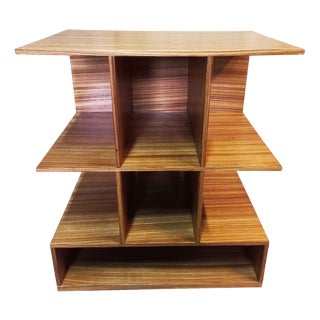 Art Deco Style Shelf in Wood For Sale