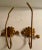 1950s Vintage Gold Wash Curtain Tiebacks- a Pair For Sale - Image 5 of 10