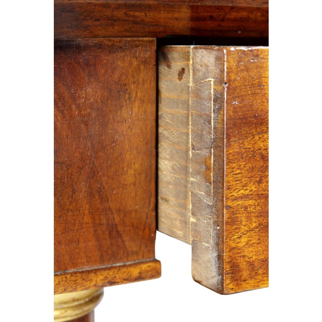 French Empire Mahogany Console Table For Sale In Boston - Image 6 of 11