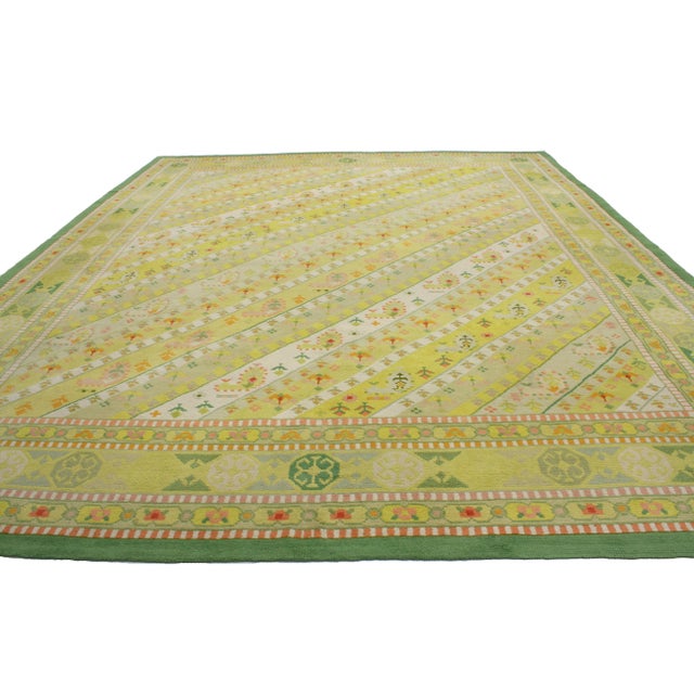 Vintage Spanish Rug - 12'01 X 14'11 For Sale - Image 4 of 6