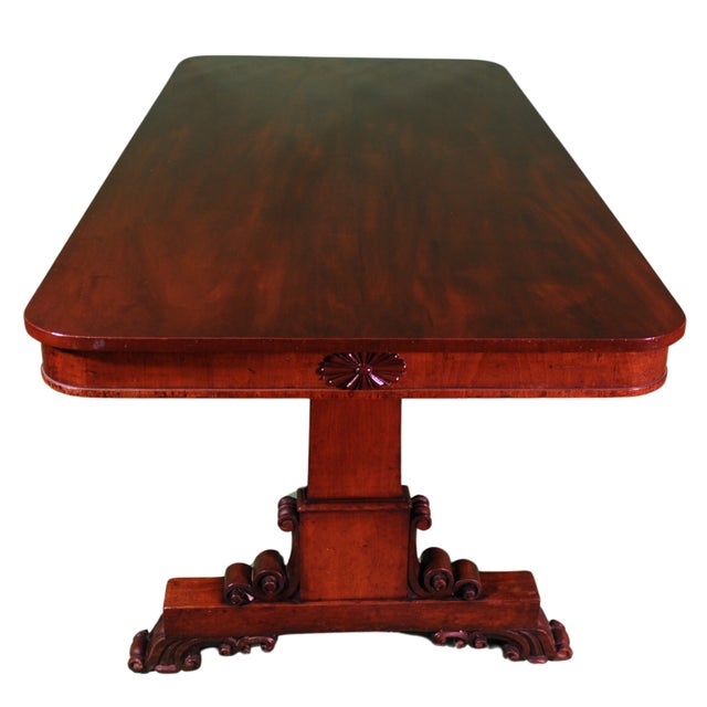 Empire Table with Lyre Legs, 1840, in Very Good conditions. Designed before 1890