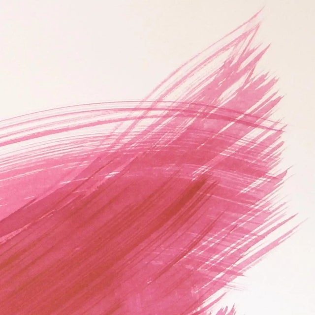 Contemporary "The Violet Dress 15" Contemporary Abstract Painting by Bettina Mauel For Sale - Image 3 of 5