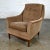Vintage Mid Century Modern Mocha Colored Velvet Club Lounge Chair Style of Dunbar For Sale - Image 12 of 12