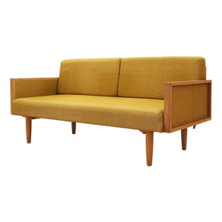 Danish Oak Daybed, 1960s For Sale