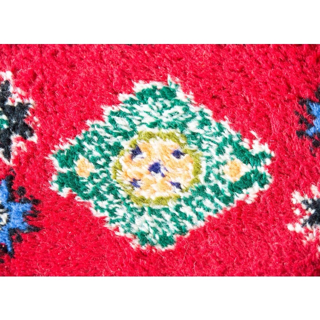 Vintage Petite Moroccan Rug For Sale In Chicago - Image 6 of 15