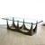 Mid-Century Modern Paul Evans Signed & Dated Rectangular Sculpted Bronze and Glass Cocktail Table For Sale - Image 3 of 12
