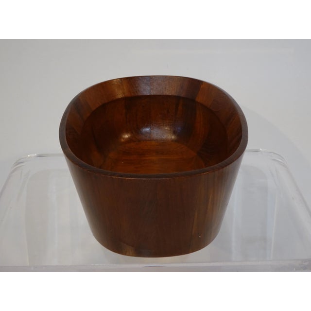 Jens Quistgaard Danish Oval Teak Bowl for Dansk For Sale - Image 9 of 12