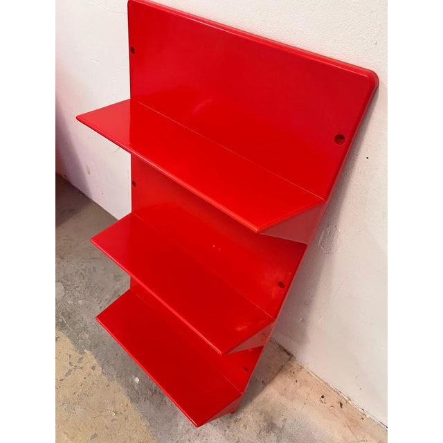 Red Kämpe Wall Shelf by Niels Gammelgaard for Ikea For Sale - Image 6 of 11