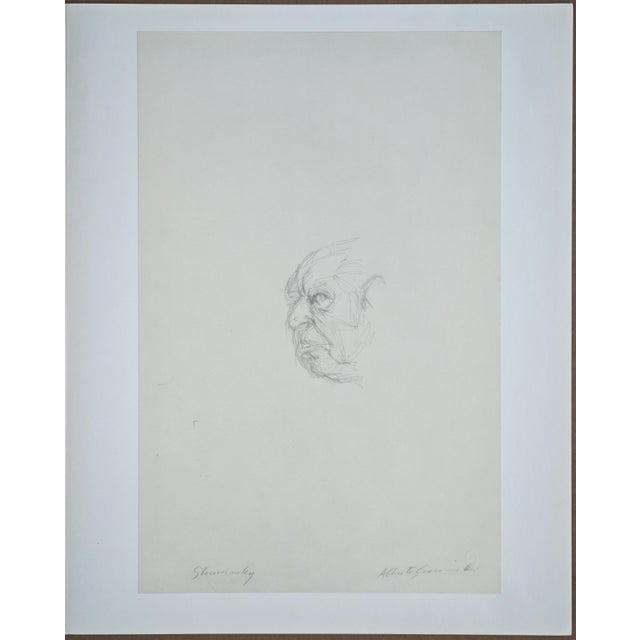 Artist: alberto giacometti (1901-1966), d'après title: "testa di igor stravinsky" (head of igor stravinsky) year of...
