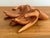 Late 20th Century Vintage Carved Wooden Human Hands Business Card Holder For Sale - Image 5 of 12