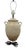 1990s Vintage Rowe Pottery Works, Handcrafted Ceramic Table Lamp., Crackle, Distressed Combined Matte and Neutral Crackled Glaze Finish. For Sale - Image 5 of 8