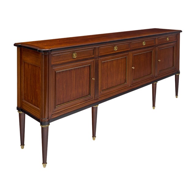 French Elegant, Louis XVI Style Buffet, Antique French, 1920s For Sale - Image 3 of 9
