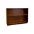 Brown Vintage Mid-Century Streamline Moderne Low 2-Tier Wood Bookshelf. For Sale - Image 8 of 8