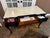 Celerie Kemble Celerie Kemble for Henredon Black Lacquer Desk With Cream Leather Top For Sale - Image 4 of 7