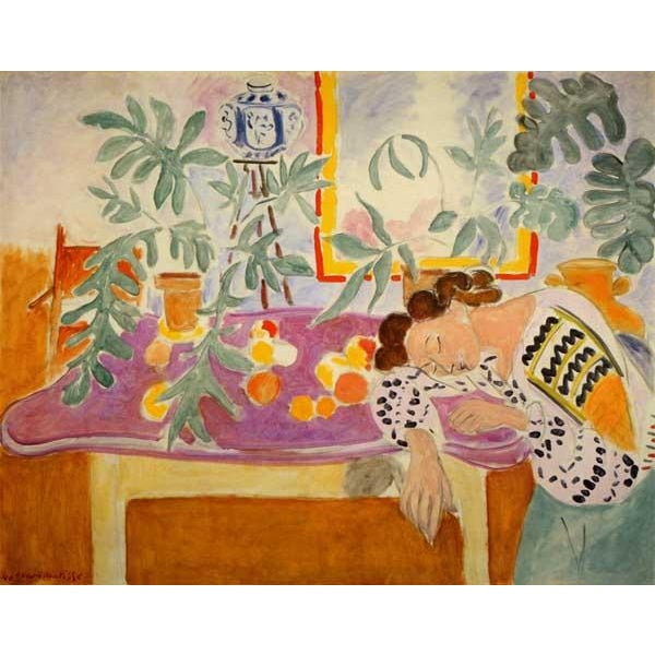 Artist: Henri Matisse Country: France Title: Still life with sleeping woman Medium: Giclee on watercolor paper Marks: Ltd...