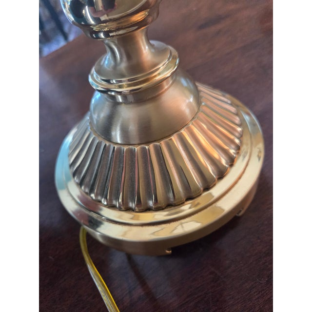 Vintage Brass Trophy Urn Lamp For Sale - Image 9 of 16