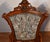 Brown 1860s Pair of Antique Victorian Carved Walnut Living Room Chairs/ Side Chairs For Sale - Image 8 of 11