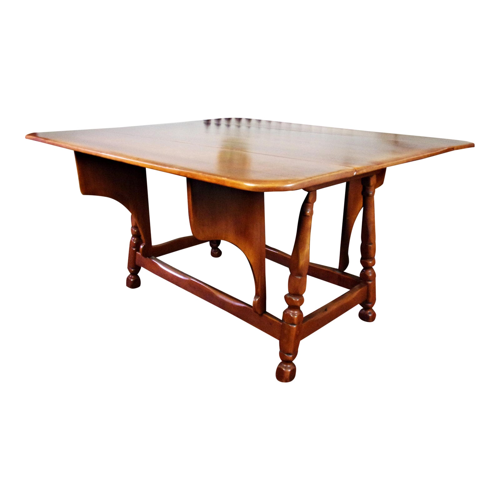 Farmhouse Cushman Vermont Hard Rock Maple Dining Table by Herman