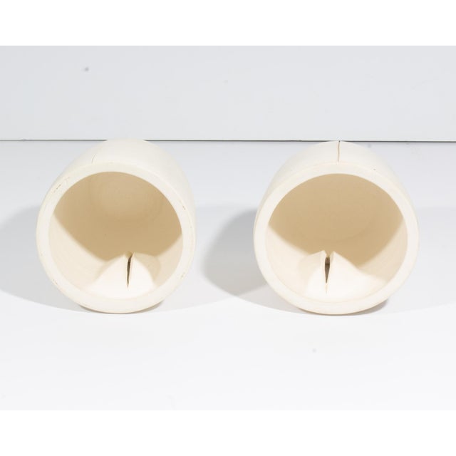 White 2005 Studio Pottery Sculpture by Anne Hirondelle For Sale - Image 8 of 10