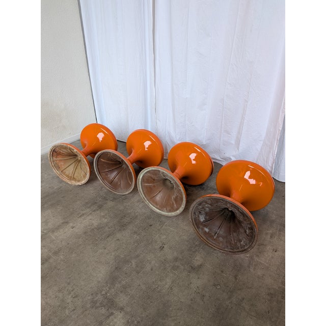 Vintage Jurček Mushroom Stools from Meblo, 1960s, Set of 4 For Sale - Image 4 of 16