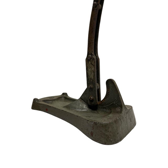 Metal Art Nouveau Industrial German Table Lamp, Reinlicht, 1918 For Sale - Image 7 of 18
