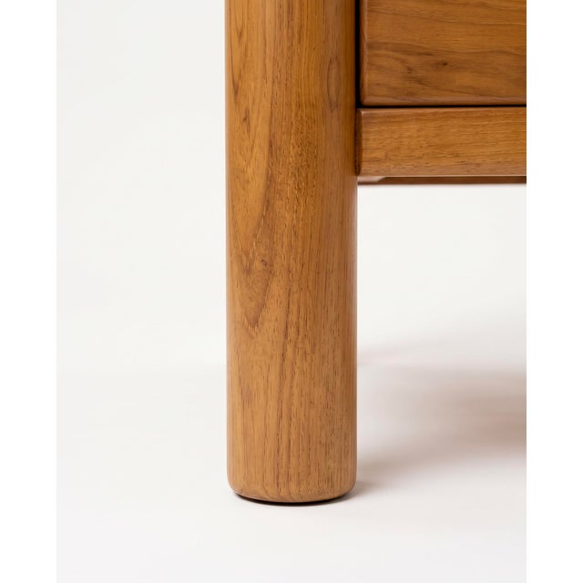Chest of Drawers in Elm from Chauvin Workshop, 1960 For Sale - Image 6 of 7