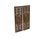 Wood Pair Vintage Oriental Brown Figural Motif Rectangular Wood Panels For Sale - Image 7 of 8