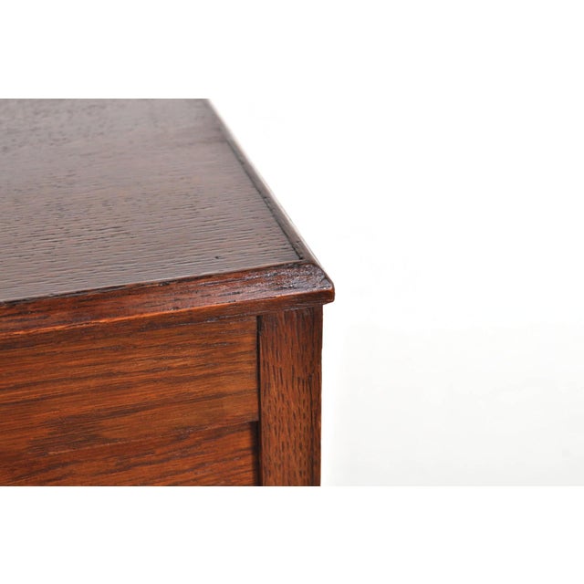 Vintage Roller Door Cabinet in Oak and Beech, 1930s For Sale - Image 6 of 12