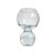 1980s Post-Modern Studio Nova Art Glass Vase: Double Bubble Design For Sale In New York - Image 6 of 6