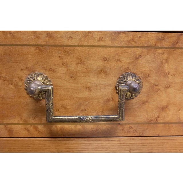 Art Nouveau French Dressing Armoire Beveled Mirror, 1920 For Sale - Image 4 of 18