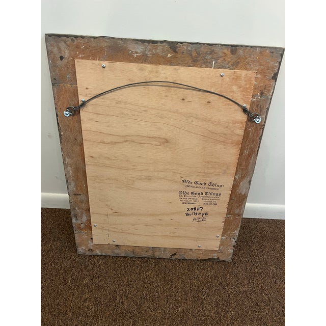 Glass Ogt Recycled Antique Ceiling Tin Mirror For Sale - Image 7 of 7