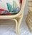 1980's Rattan Lattice Barrel Lounge Chairs With Chinoiserie Cushions in the Style of Ficks Reed a Pair For Sale - Image 13 of 16