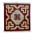 Vintage Navajo Germantown Saddle Blanket, Mid-20th Century For Sale