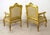 Set of Antique French Gilt Chairs, 1890s For Sale - Image 5 of 8