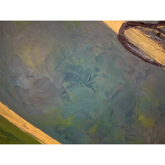 2020s Abstract Expressionist Original Tennis Oil Painting For Sale - Image 5 of 6